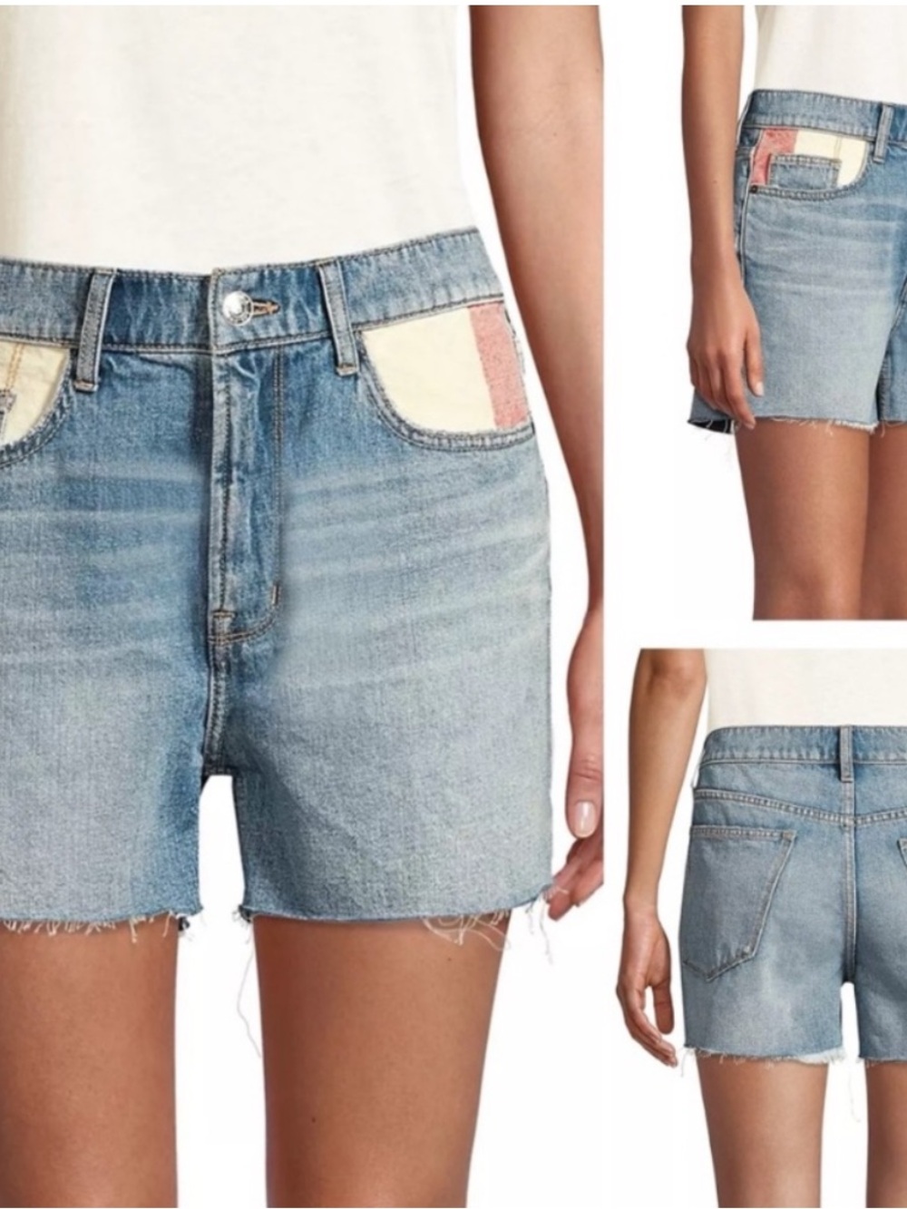 Current/Elliot NWT The Aficionado Cutoff Jean Shorts in Whirlpool Medium